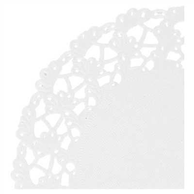 DENTELLES RONDES AJOURÉES  53 G/M2 Ø 11,5 CM BLANC PAPIER (250 UNITÉ) – Image 2