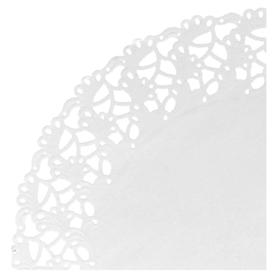 DENTELLES RONDES AJOURÉES  53 G/M2 Ø 27 CM BLANC PAPIER (250 UNITÉ) – Image 2