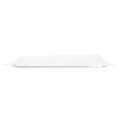 PLATEAUX PÂTISSERIE - MOYENS  340 G/M2 25x17,5 CM BLANC CARTON (250 UNITÉ) – Image 2