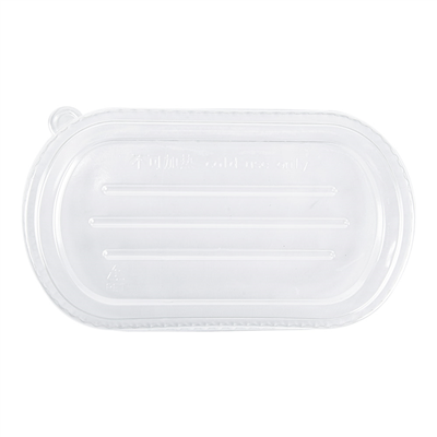 COUVERCLES POUR CODES 320.54/55 'BIONIC' 1000 ML 22,1x13,3x1,3 CM TRANSPARENT PET (500 UNITÉ) – Image 3