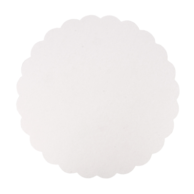 DISQUES PLATS PÂTISSERIE  325 G/M2 Ø 29 CM BLANC CARTON (250 UNITÉ)