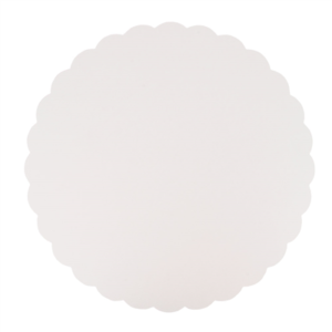 DISQUES PLATS PÂTISSERIE  325 G/M2 Ø 32 CM BLANC CARTON (250 UNITÉ)