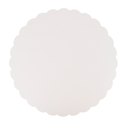 DISQUES PLATS PÂTISSERIE  325 G/M2 Ø 32 CM BLANC CARTON (250 UNITÉ)