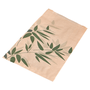 SACHETS BOULANGERIE 'FEEL GREEN' 32 G/M2 26+8x35 CM NATUREL KRAFT (250 UNITÉ)