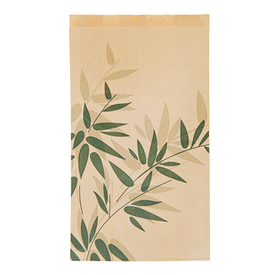 SACHETS BOULANGERIE 'FEEL GREEN' 32 G/M2 26+8x35 CM NATUREL KRAFT (250 UNITÉ) – Image 2
