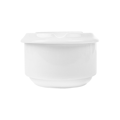 CENDRIERS À EAU  Ø 8,7x6 CM BLANC PORCELAINE (6 UNITÉ) – Image 2