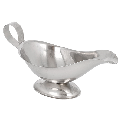 SAUCIÈRE "ALADIN" 150 ML  16x7,5x9 CM ARGENTE INOX (1 UNITÉ)