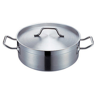 SAUTOIR AVEC COUVERCLE 2 L Ø 20x8 CM ARGENTE INOX (1 UNITÉ)