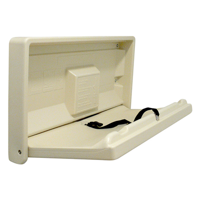 TABLE CHANGER COUCHES ENFANTS HORIZONTAL 88,9x50,8 CM IVOIRE HDPE (1 UNITÉ) – Image 3