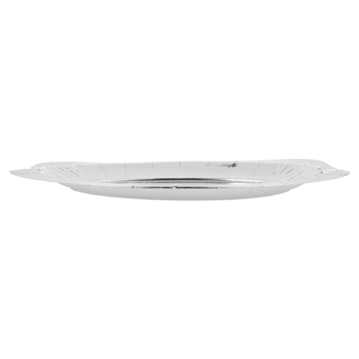 PLATEAUX OVALES  545 G/M2 24x35 CM ARGENTE CARTON (100 UNITÉ) – Image 2