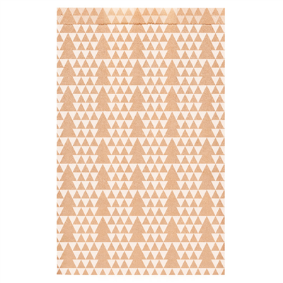 SACHETS PLATS SAPINS  60 G/M2 26+9x38 CM KRAFT VERGÉ (250 UNITÉ)