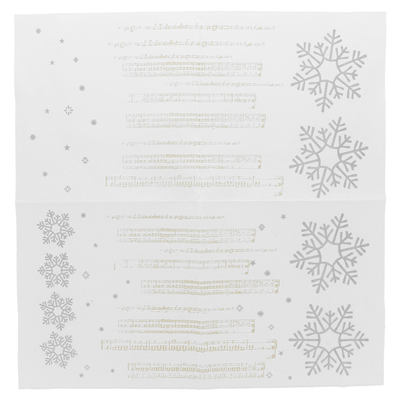 SERVIETTES "DOUBLE POINT" 'SNOW' 18 G/M2 33x33 CM BLANC OUATE (1200 UNITÉ) – Image 2