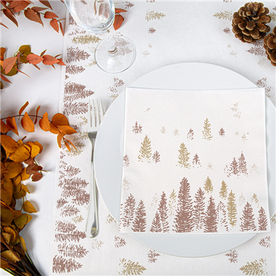 SERVIETTES "LIKE LINEN" 'ARTIC' 70 G/M2 40x40 CM SPUNLACE (600 UNITÉ) – Image 2