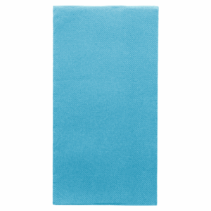 SERVIETTES ECOLABEL P. 1/8 'DOUBLE POINT' 18 G/M2 40x40 CM TURQUOISE OUATE (1200 UNITÉ)