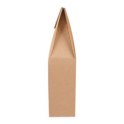 BOÎTES AVEC FENÊTRE 3 BOUTEILLES 'THEPACK' 565 G/M2 27x9x38,5 CM NATUREL CARTON ONDULÉ MICROCANAL (30 UNITÉ) – Image 3