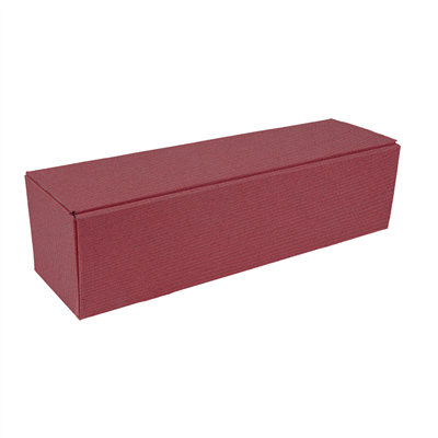 COFFRETS 1 BOUTEILLE 'THEPACK' 565 G/M2 34x9,5x9 CM BORDEAUX CARTON ONDULÉ MICROCANAL (50 UNITÉ)