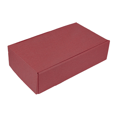 COFFRETS 2 BOUTEILLES 'THEPACK' 565 G/M2 34x18,5x9 CM BORDEAUX CARTON ONDULÉ MICROCANAL (50 UNITÉ)