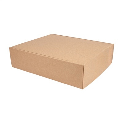 COFFRETS 3 BOUTEILLES 'THEPACK' 565 G/M2 34x28x9 CM NATUREL CARTON ONDULÉ MICROCANAL (30 UNITÉ)