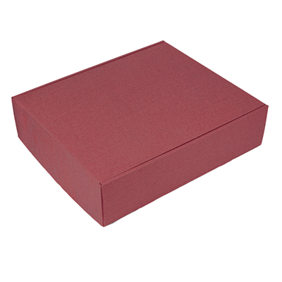 COFFRETS 3 BOUTEILLES 'THEPACK' 565 G/M2 34x28x9 CM BORDEAUX CARTON ONDULÉ MICROCANAL (30 UNITÉ)