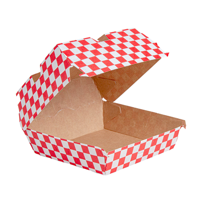 BOÎTES HAMBURGER 'THEPACK FITIPALDI' 190 G/M2 14,7x14x7 CM ROUGE/NATUREL CARTON NANO-MICRO (500 UNITÉ) – Image 3