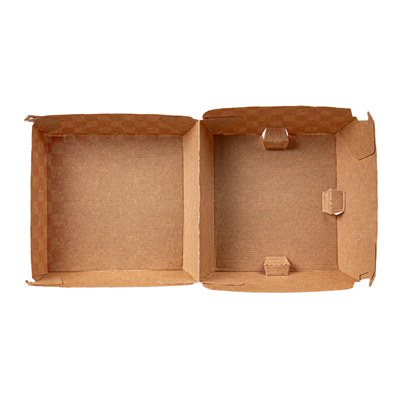 BOÎTES HAMBURGER 'THEPACK FITIPALDI' 190 G/M2 14,7x14x7 CM ROUGE/NATUREL CARTON NANO-MICRO (500 UNITÉ) – Image 4