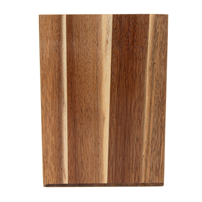 RÉCIPIENT CARRÉ POUR COUVERTS  11,5x11,5x16 CM NATUREL BOIS (1 UNITÉ) – Image 3