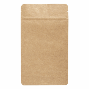 SACS AUTO-FERMETURE 250 GR 45+12 MET PET+8 ALU+50 PE G/M2 13+3,5x22,5 CM NATUREL KRAFT (50 UNITÉ)