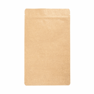 SACS AUTO-FERMETURE 500 GR 45+12 MET PET+8 ALU+50 PE G/M2 16+4x27 CM NATUREL KRAFT (50 UNITÉ)