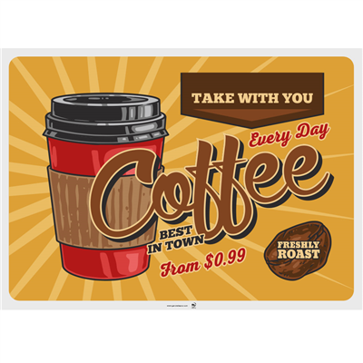 SETS DE TABLE 'VINTAGE - COFFEE'  70 G/M2 31x43 CM QUADRICHROMIE CELLULOSE (2000 UNITÉ) – Image 3