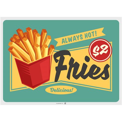 SETS DE TABLE 'VINTAGE - FAST FOOD'  70 G/M2 31x43 CM QUADRICHROMIE CELLULOSE (2000 UNITÉ) – Image 5