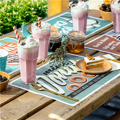SETS DE TABLE 'VINTAGE - ICE CREAM & SWEETS'  70 G/M2 31x43 CM QUADRICHROMIE CELLULOSE (2000 UNITÉ) – Image 6
