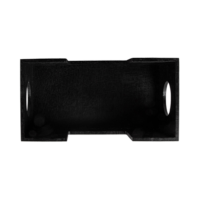 DISTRIBUTEUR SERVIETTES   21x11x10 CM NOIR BAMBOU (1 UNITÉ) – Image 3