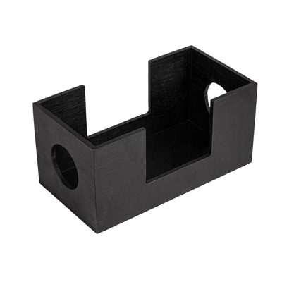 DISTRIBUTEUR SERVIETTES   21x11x10 CM NOIR BAMBOU (1 UNITÉ)