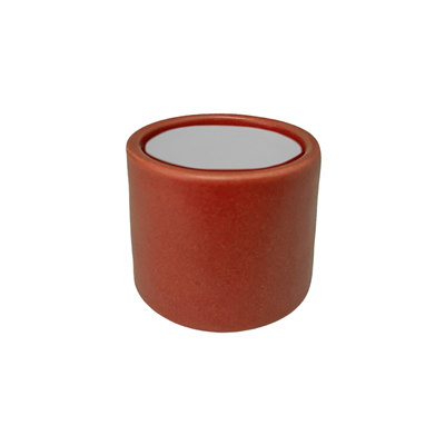 POTS 30 ML Ø 4,5x4 CM MARRON ROUGEATRE/BLANC CERAMIQUE (64 UNITÉ)