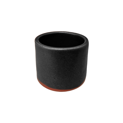 POTS 30 ML Ø 4,5x4 CM NOIR CERAMIQUE (64 UNITÉ)