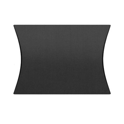 BOÎTES OREILLER 'THEPACK'  240 G/M2 32,6x25x6 CM NOIR CARTON ONDULÉ NANO-MICRO (500 UNITÉ)