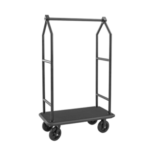 PORTE-VALISES 'ARROW'  112x61x184 CM NOIR MAT INOX (1 UNITÉ)