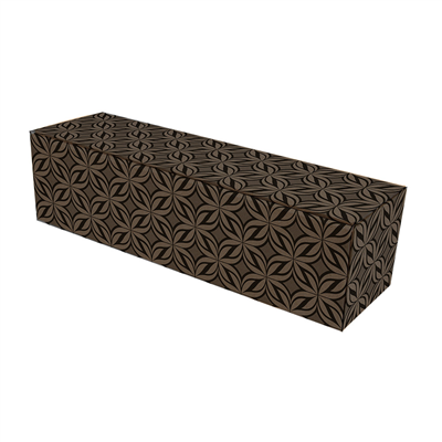 COFFRETS 1 BOUTEILLE 'THEPACK BLOOM' 565 G/M2 34x9,5x9 CM NATUREL CARTON ONDULÉ MICROCANAL (50 UNITÉ)