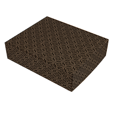COFFRETS 3 BOUTEILLES 'THEPACK BLOOM' 565 G/M2 34x28x9 CM NATUREL CARTON ONDULÉ MICROCANAL (30 UNITÉ)