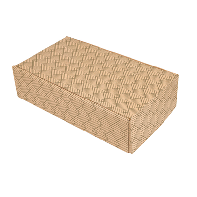 COFFRETS 2 BOUTEILLES 'THEPACK ÉCLAT' 565 G/M2 34x18,5x9 CM NATUREL CARTON ONDULÉ MICROCANAL (50 UNITÉ)