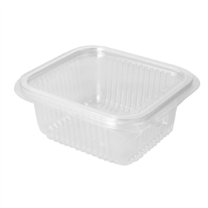 CONTENANTS AVEC CHARNIÈRE  370 ML 12,6x11,7x5,6 CM TRANSPARENT (700 UNITÉ)