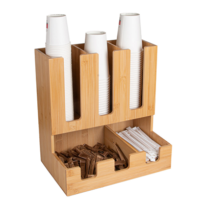 PORTE-VERRES  34,5x23,3x36,8 CM NATUREL BAMBOU (1 UNITÉ) – Image 6