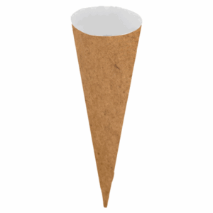 CÔNES GLACES   Ø 4,2x15,3 CM NATUREL PAPIER (2000 UNITÉ)