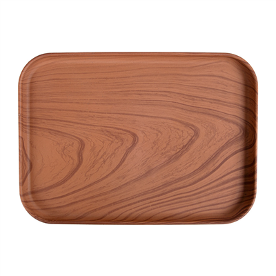 PLATEAU FAST FOOD  17x23,9x1,6 CM COMPARAISON BOIS PP (1 UNITÉ) – Image 2
