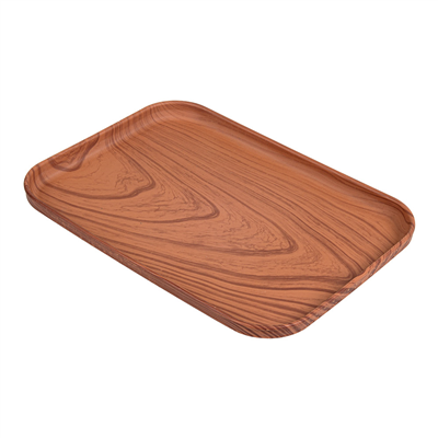 PLATEAU FAST FOOD  17x23,9x1,6 CM COMPARAISON BOIS PP (1 UNITÉ)