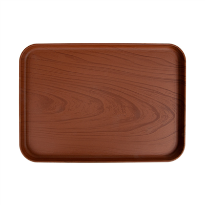 PLATEAU FAST FOOD  26,6x38x1,7 CM COMPARAISON BOIS PP (1 UNITÉ) – Image 2