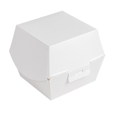BOÎTES HAMBURGER 'THEPACK'  230 G/M2 14,4x13,6x11,5 CM (XL TALLER) BLANC CARTON ONDULÉ NANO-MICRO (500 UNITÉ)
