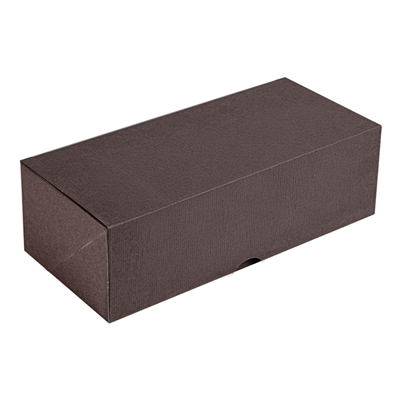 BOÎTES PATISSERIES SANS FENÊTRE 'THEPACK' 250 G/M2 35x11,5x10,5 CM CHOCOLAT CARTON ONDULÉ NANO-MICRO (100 UNITÉ)