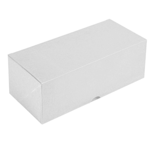 BOÎTES PATISSERIES SANS FENÊTRE 'THEPACK' 250 G/M2 30x13x11 CM BLANC CARTON ONDULÉ NANO-MICRO (100 UNITÉ)