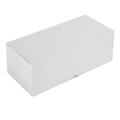 BOÎTES PATISSERIES SANS FENÊTRE 'THEPACK' 250 G/M2 30x13x11 CM BLANC CARTON ONDULÉ NANO-MICRO (100 UNITÉ)